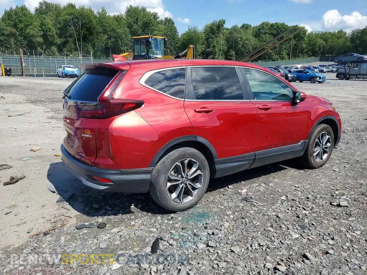 3 fotografías del automóvil dañado 7FARW2H53ME011250 HONDA CRV 2021