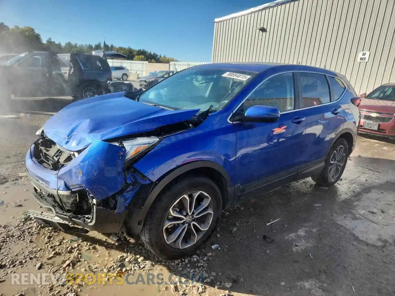 1 Photograph of a damaged car 7FARW2H55ME010892 HONDA CRV 2021