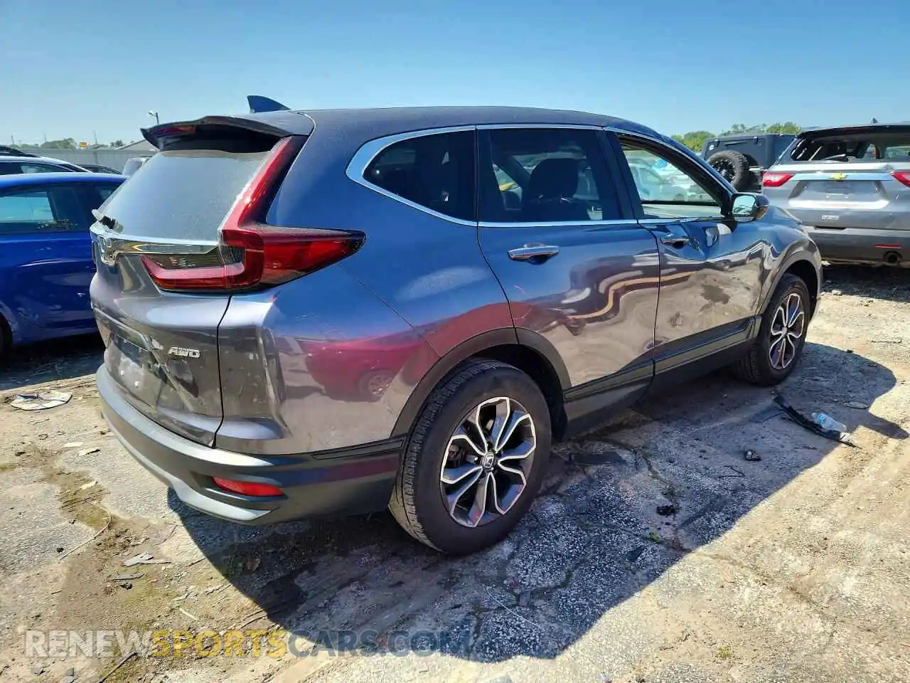 3 fotografías del automóvil dañado 7FARW2H56ME009816 HONDA CRV 2021