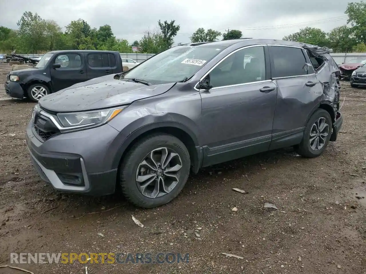 1 Photograph of a damaged car 7FARW2H56ME009850 HONDA CRV 2021