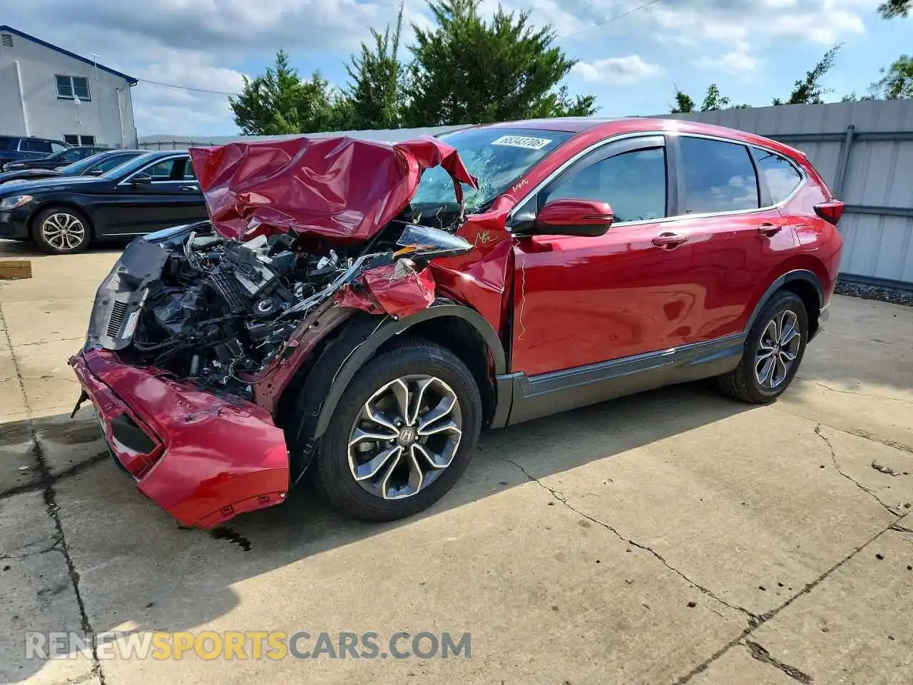 1 Photograph of a damaged car 7FARW2H59ME000589 HONDA CRV 2021