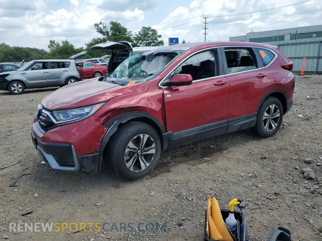 1 Photograph of a damaged car 7FARW2H71ME024015 HONDA CRV 2021
