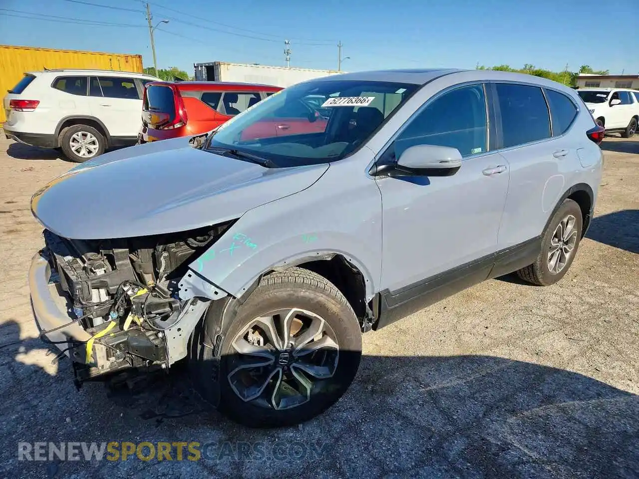 1 Photograph of a damaged car 7FARW2H81ME033077 HONDA CRV 2021