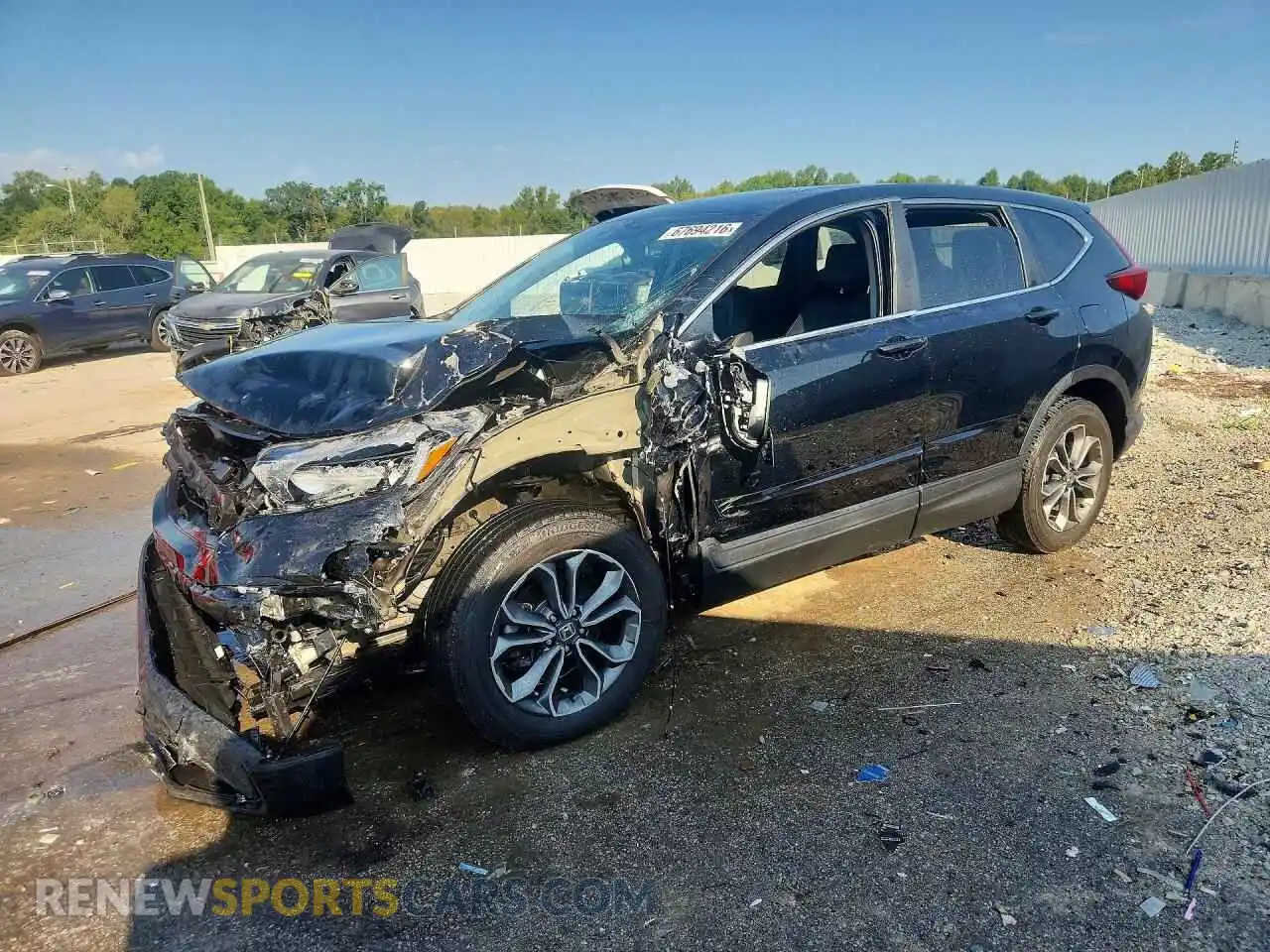 1 Photograph of a damaged car 7FARW2H84ME026575 HONDA CRV 2021