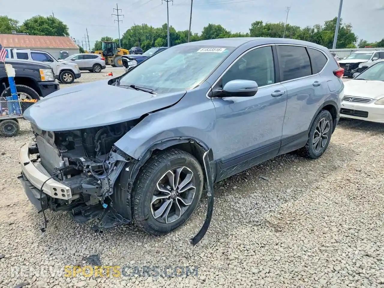 1 Photograph of a damaged car 7FARW2H86ME014301 HONDA CRV 2021