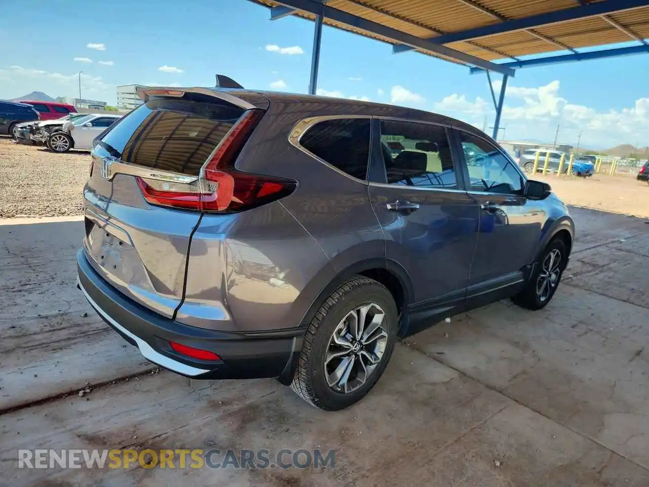 3 fotografías del automóvil dañado 2HKRW1H85NH406257 HONDA CRV 2022