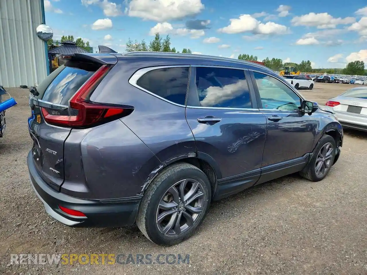 3 fotografías del automóvil dañado 2HKRW2H41NH222470 HONDA CRV 2022