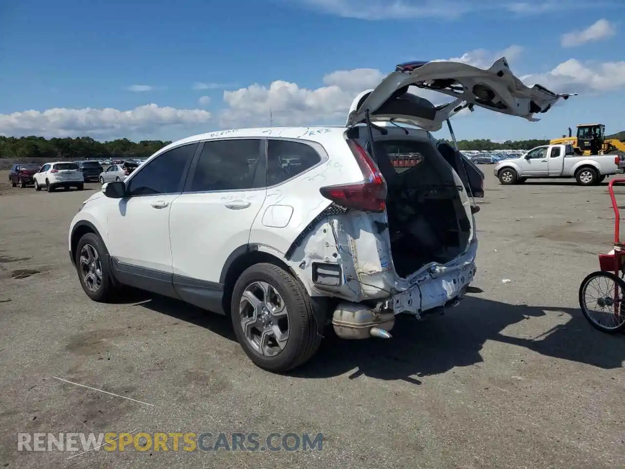 2 Photograph of a damaged car 2HKRW2H58NH607601 HONDA CRV 2022