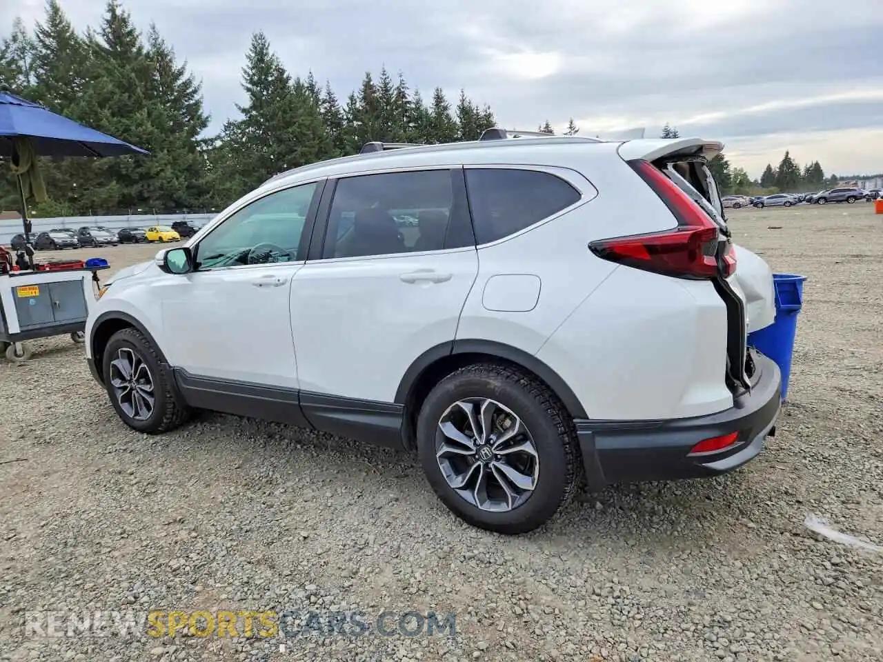 2 fotografías del automóvil dañado 2HKRW2H80NH628405 HONDA CRV 2022