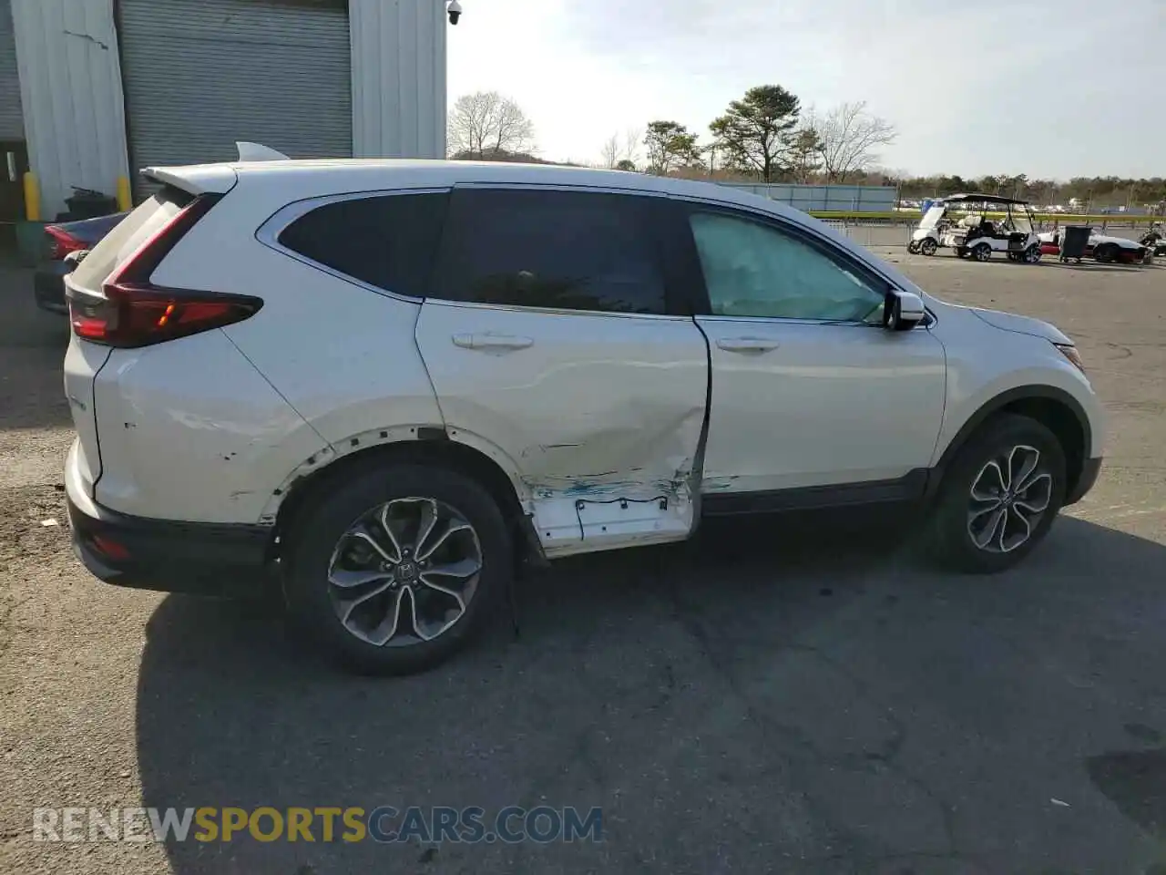 3 Photograph of a damaged car 2HKRW2H88NH604367 HONDA CRV 2022
