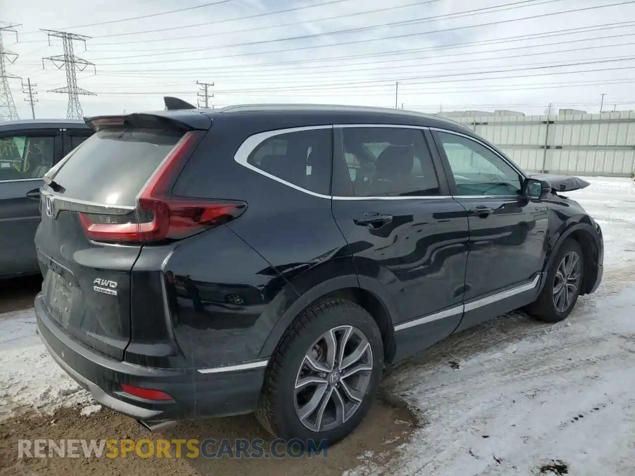 3 Photograph of a damaged car 2HKRW2H90NH637551 HONDA CRV 2022
