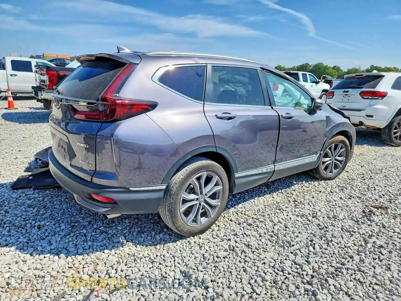 3 fotografías del automóvil dañado 2HKRW2H96NH654886 HONDA CRV 2022