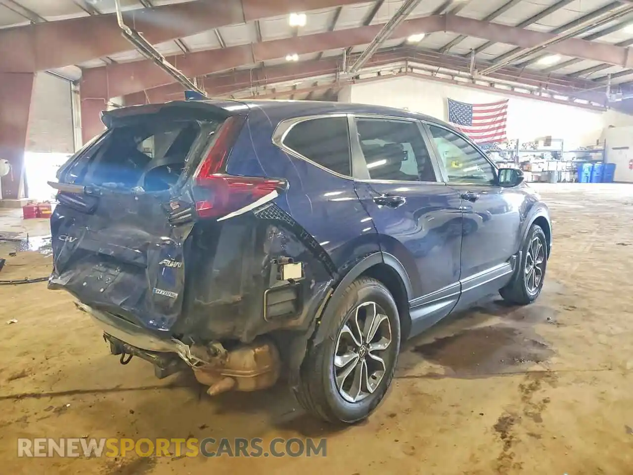 3 fotografías del automóvil dañado 5J6RT6H52NL048309 HONDA CRV 2022