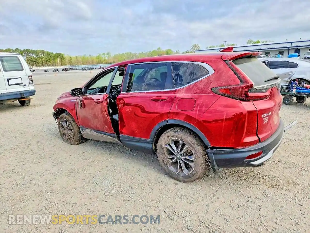 2 fotografías del automóvil dañado 5J6RT6H89NL017360 HONDA CRV 2022