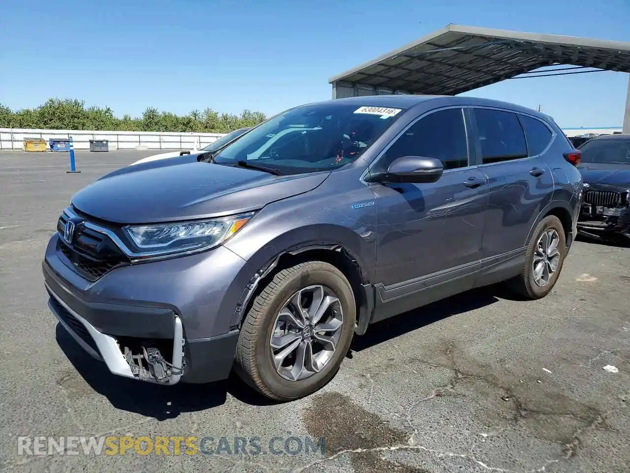 1 Photograph of a damaged car 5J6RT6H89NL032425 HONDA CRV 2022