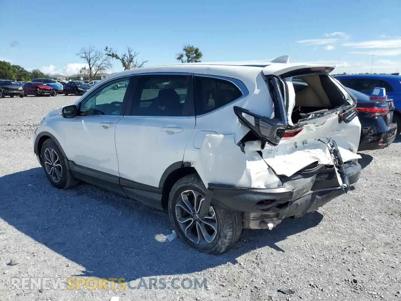 2 Photograph of a damaged car 5J6RW1H85NA016132 HONDA CRV 2022