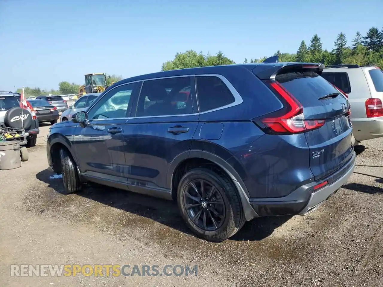 2 fotografías del automóvil dañado 2HKRS6H77RH218443 HONDA CRV 2024