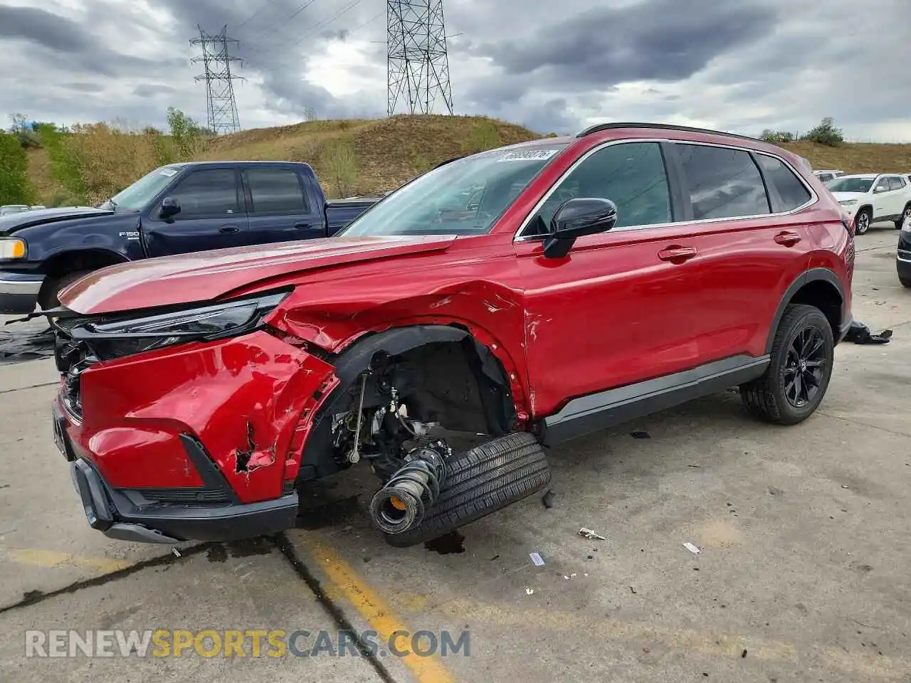1 Photograph of a damaged car 7FARS6H89RE082117 HONDA CRV 2024