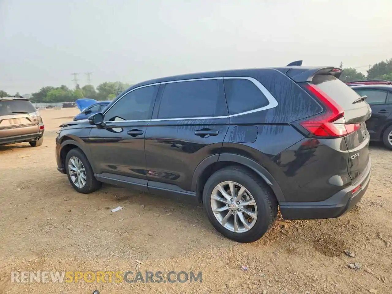 2 fotografías del automóvil dañado 5J6RS4H74SL017972 HONDA CRV 2025