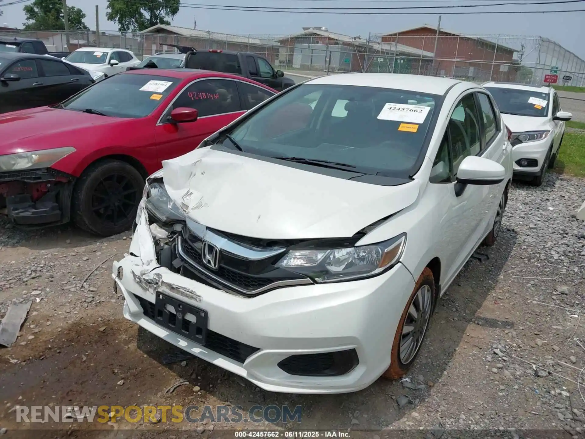 2 Photograph of a damaged car 3HGGK5H41KM728618 HONDA FIT 2019