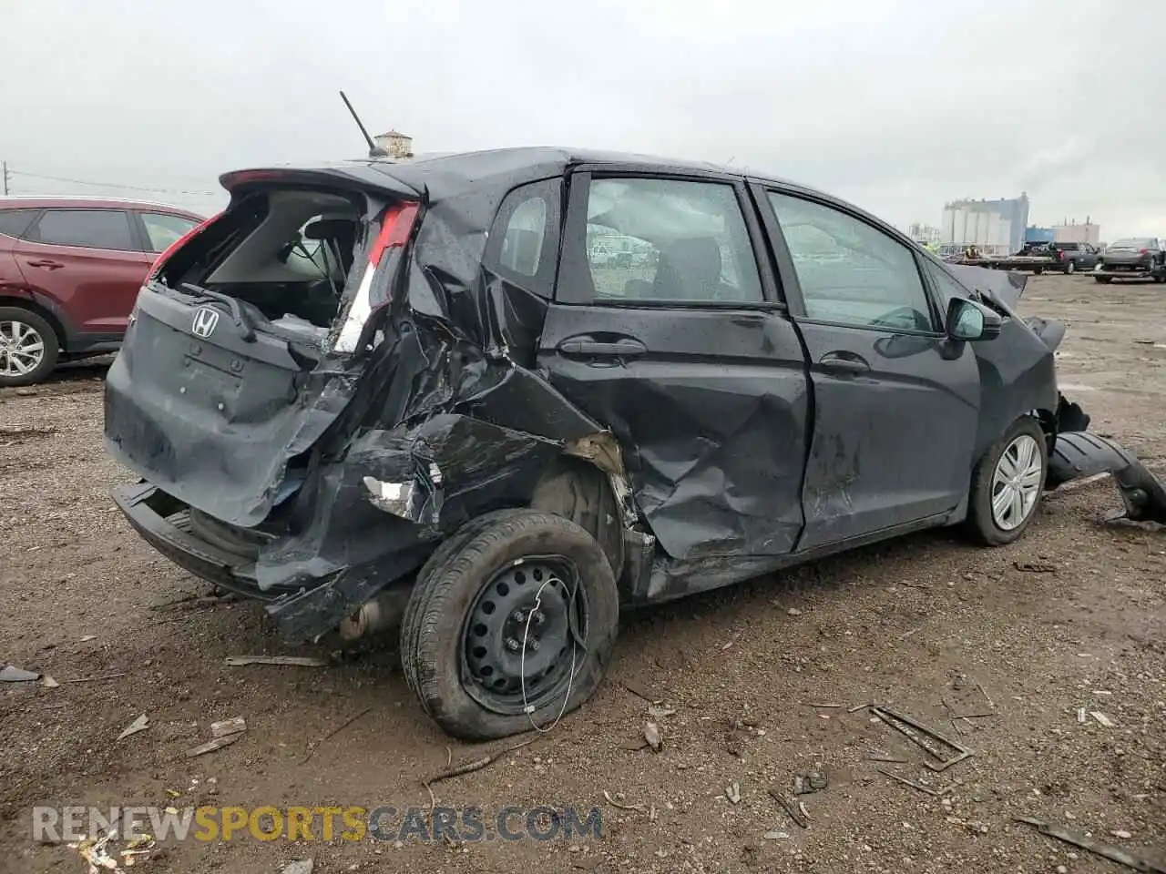 3 Photograph of a damaged car 3HGGK5H43KM742410 HONDA FIT 2019