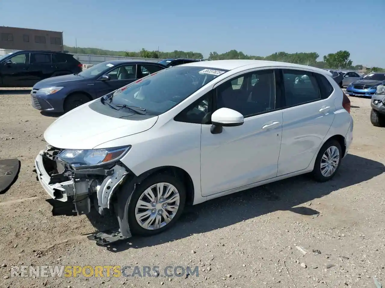 1 Photograph of a damaged car 3HGGK5H49KM730259 HONDA FIT 2019