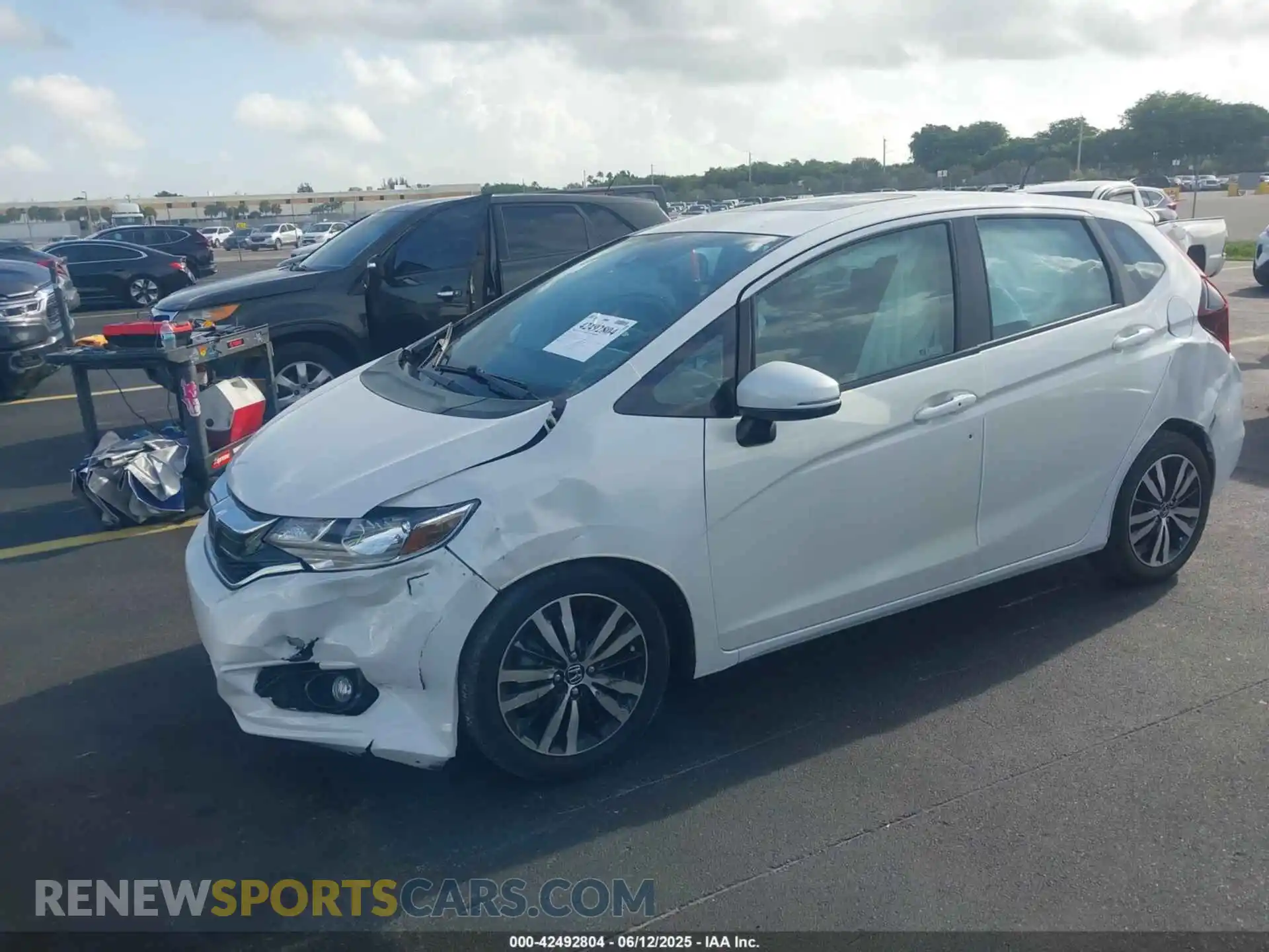 2 Photograph of a damaged car 3HGGK5H96KM716377 HONDA FIT 2019