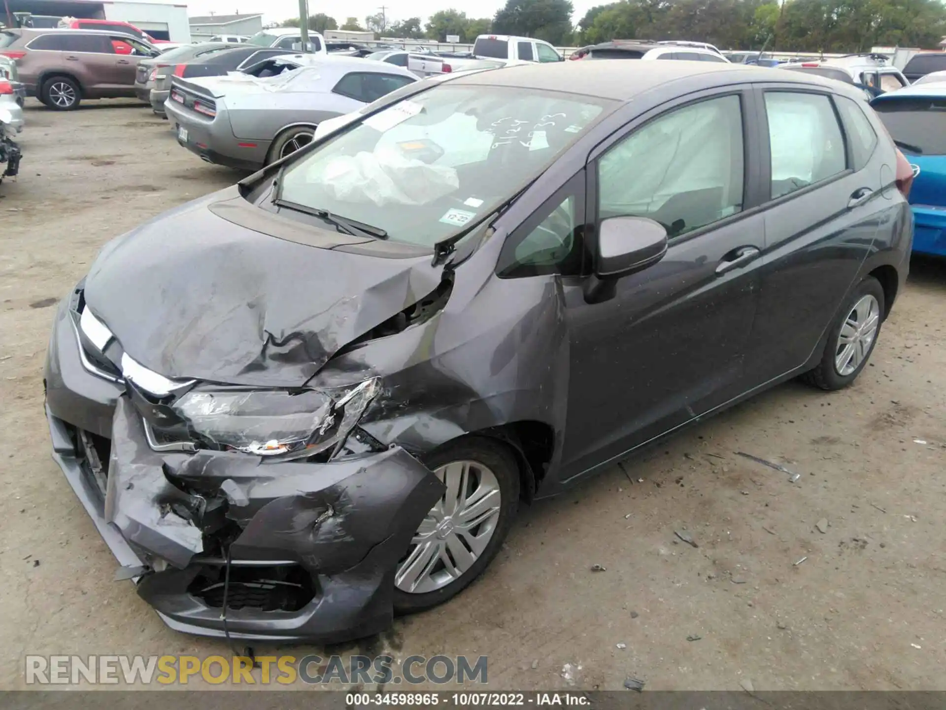 2 Photograph of a damaged car 3HGGK5H41LM720553 HONDA FIT 2020
