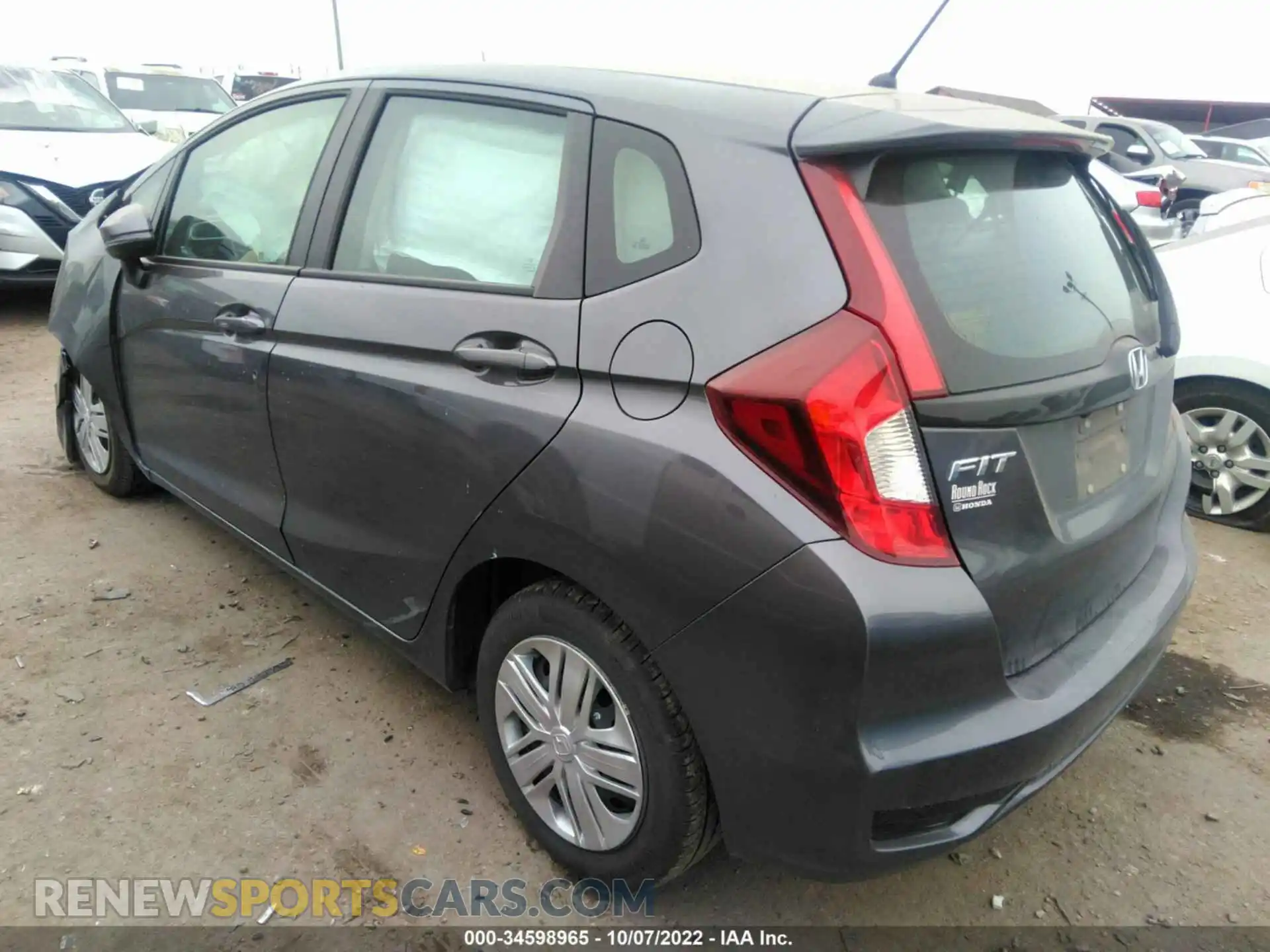 3 Photograph of a damaged car 3HGGK5H41LM720553 HONDA FIT 2020