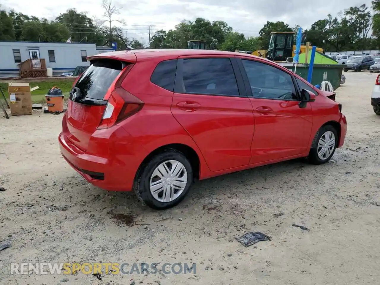 3 fotografías del automóvil dañado 3HGGK5H44LM700569 HONDA FIT 2020