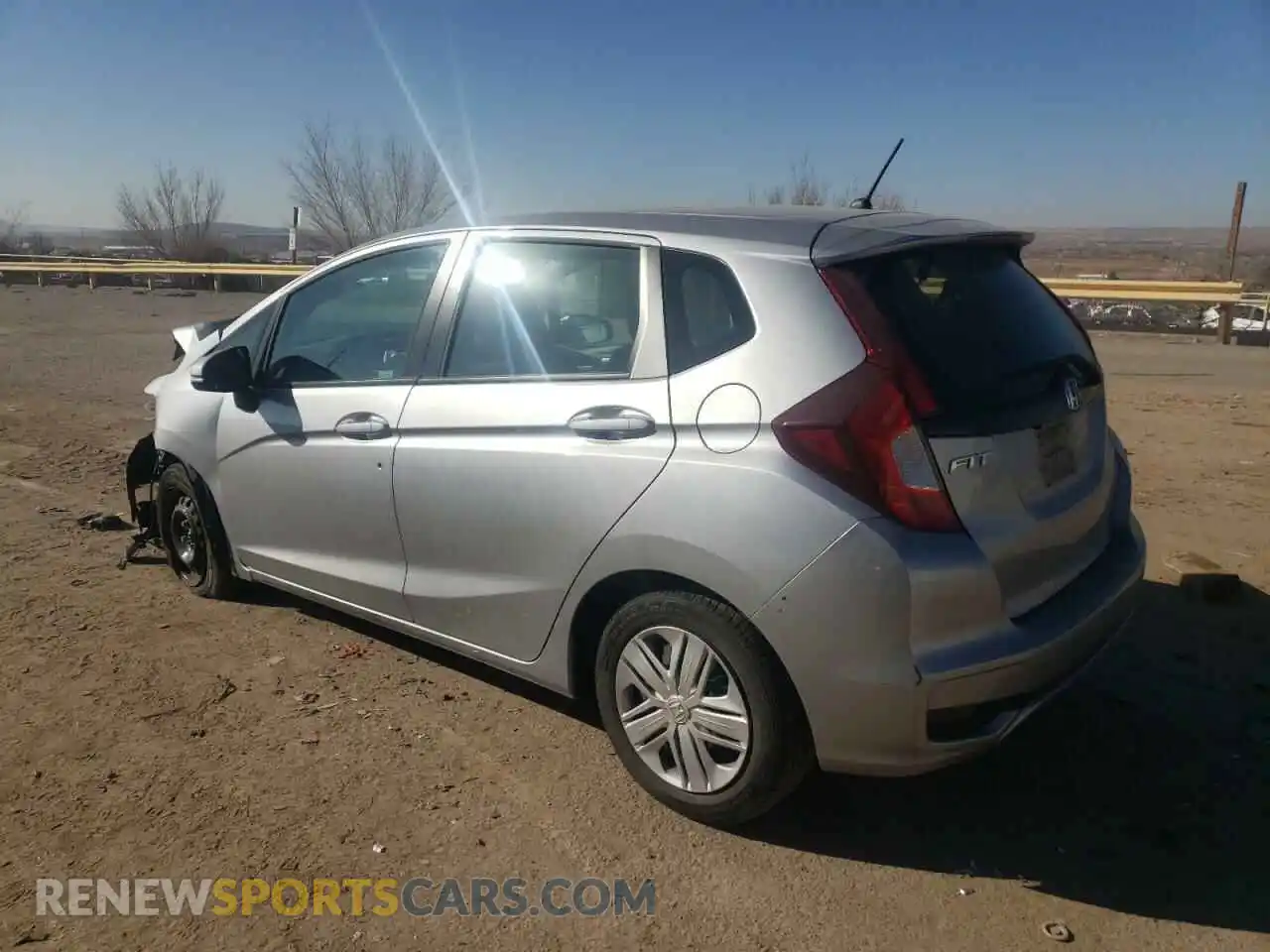 2 Photograph of a damaged car 3HGGK5H44LM733183 HONDA FIT 2020