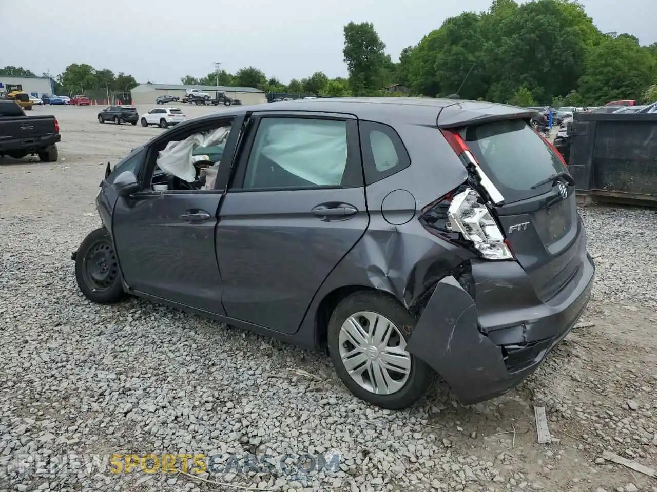 2 fotografías del automóvil dañado 3HGGK5H45LM701620 HONDA FIT 2020