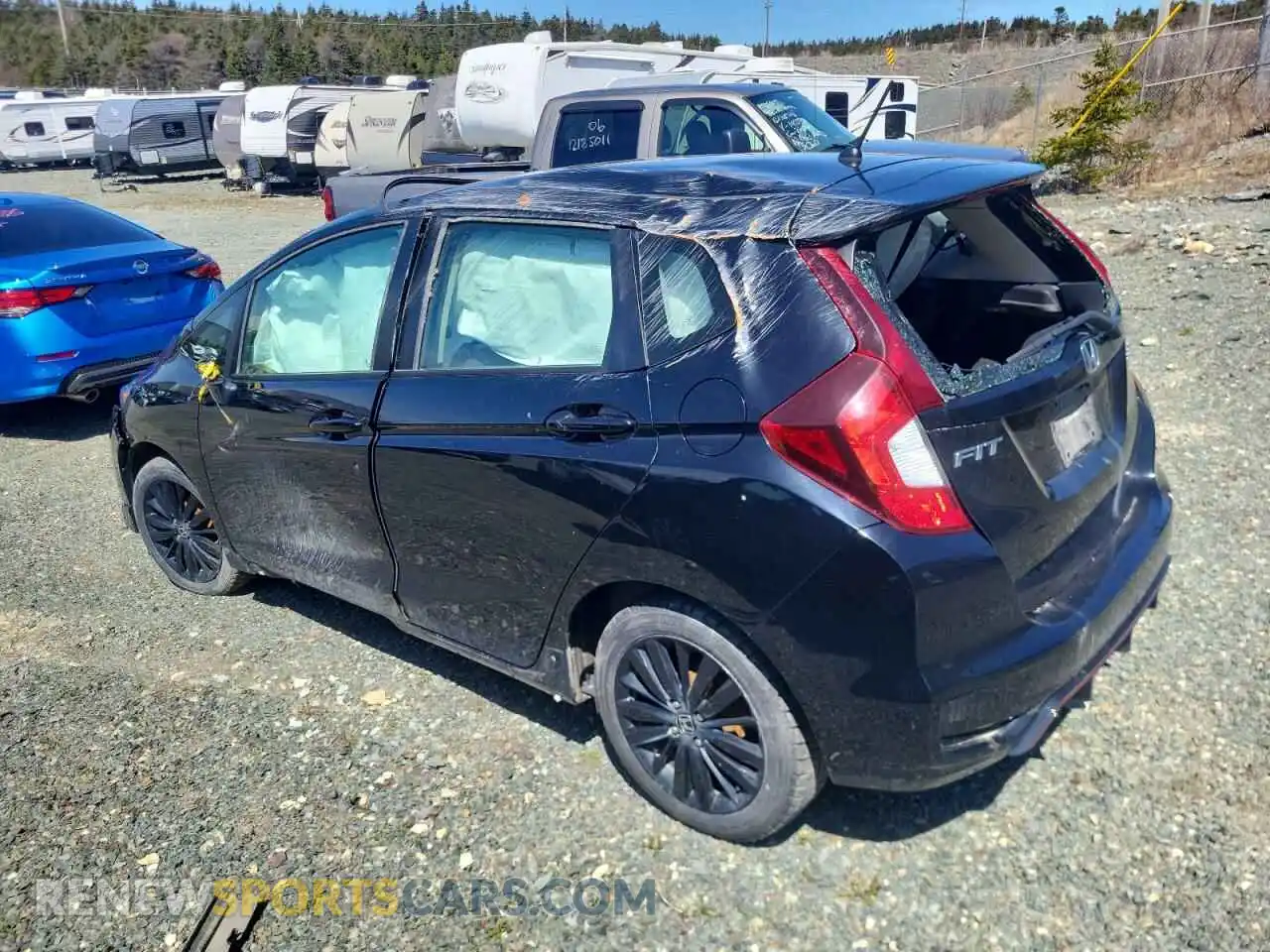 2 Photograph of a damaged car 3HGGK5H65LM100743 HONDA FIT 2020