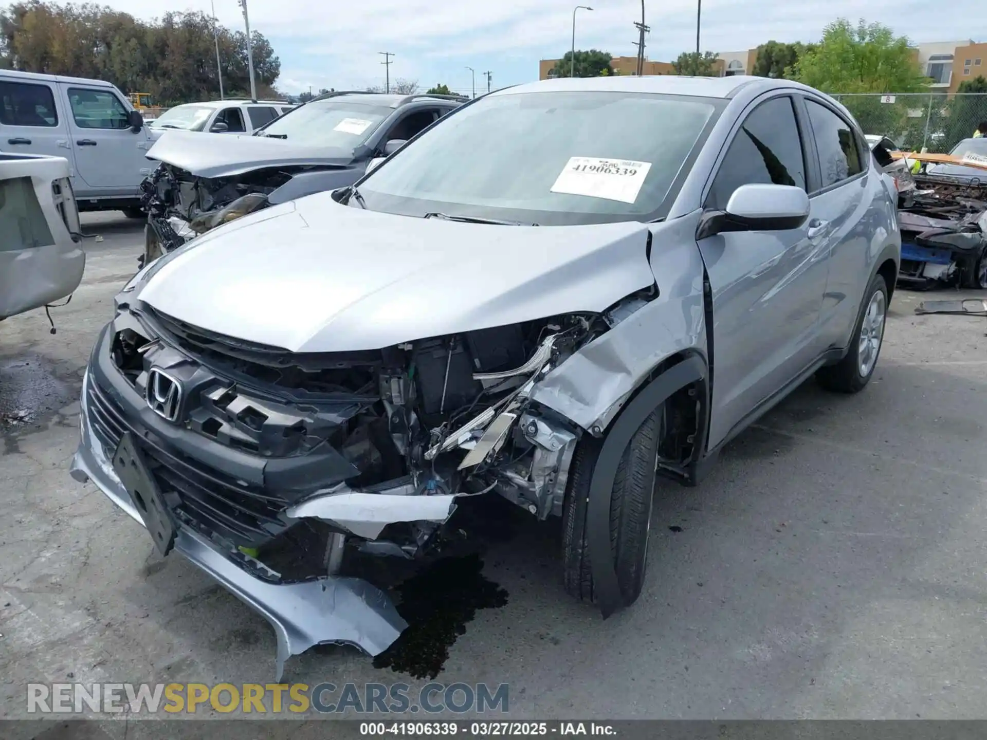 2 fotografías del automóvil dañado 3CZRU5H37KG710447 HONDA HR-V 2019