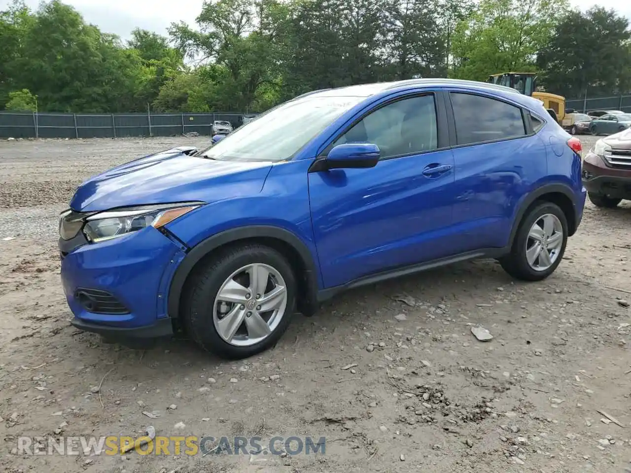 1 Photograph of a damaged car 3CZRU5H58KM709097 HONDA HR-V 2019