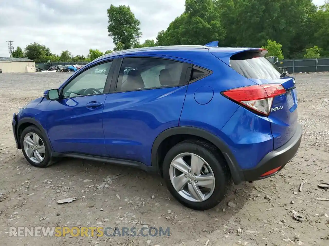 2 Photograph of a damaged car 3CZRU5H58KM709097 HONDA HR-V 2019