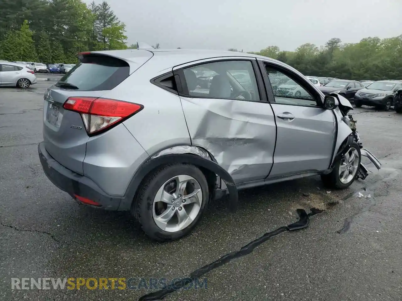3 fotografías del automóvil dañado 3CZRU6H37KG710423 HONDA HR-V 2019