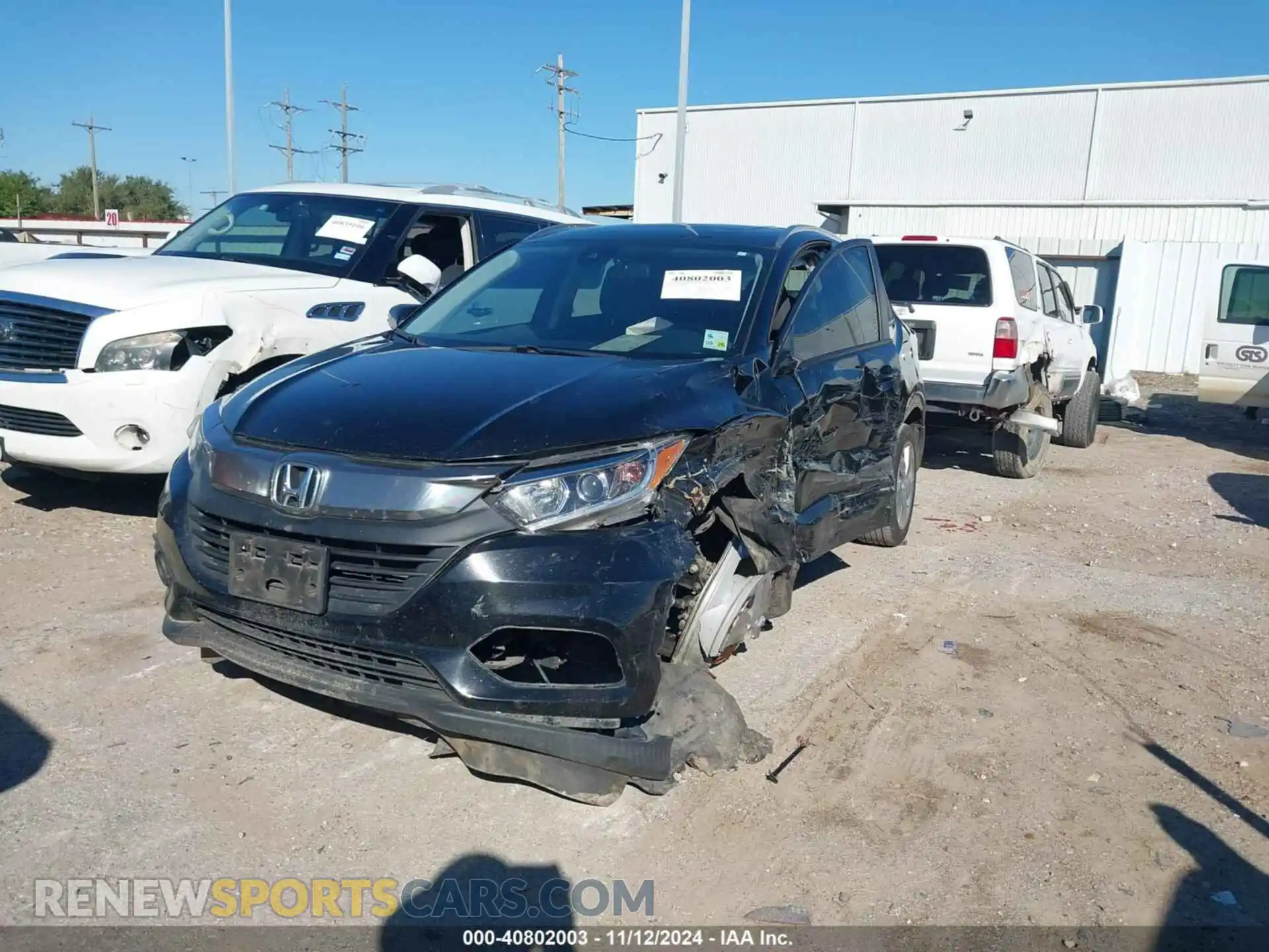 2 Photograph of a damaged car 3CZRU6H50KM724876 HONDA HR-V 2019