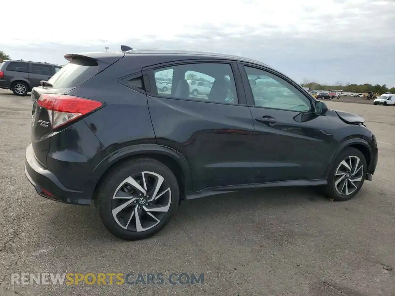 3 fotografías del automóvil dañado 3CZRU6H10LM710765 HONDA HR-V 2020