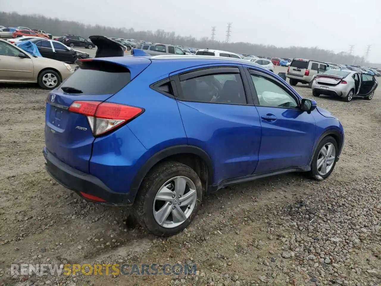 3 Photograph of a damaged car 3CZRU6H52LM724153 HONDA HR-V 2020