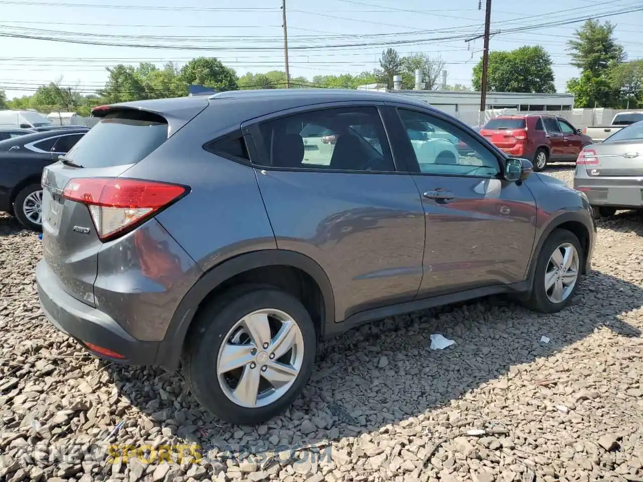 3 fotografías del automóvil dañado 3CZRU6H53LM703568 HONDA HR-V 2020