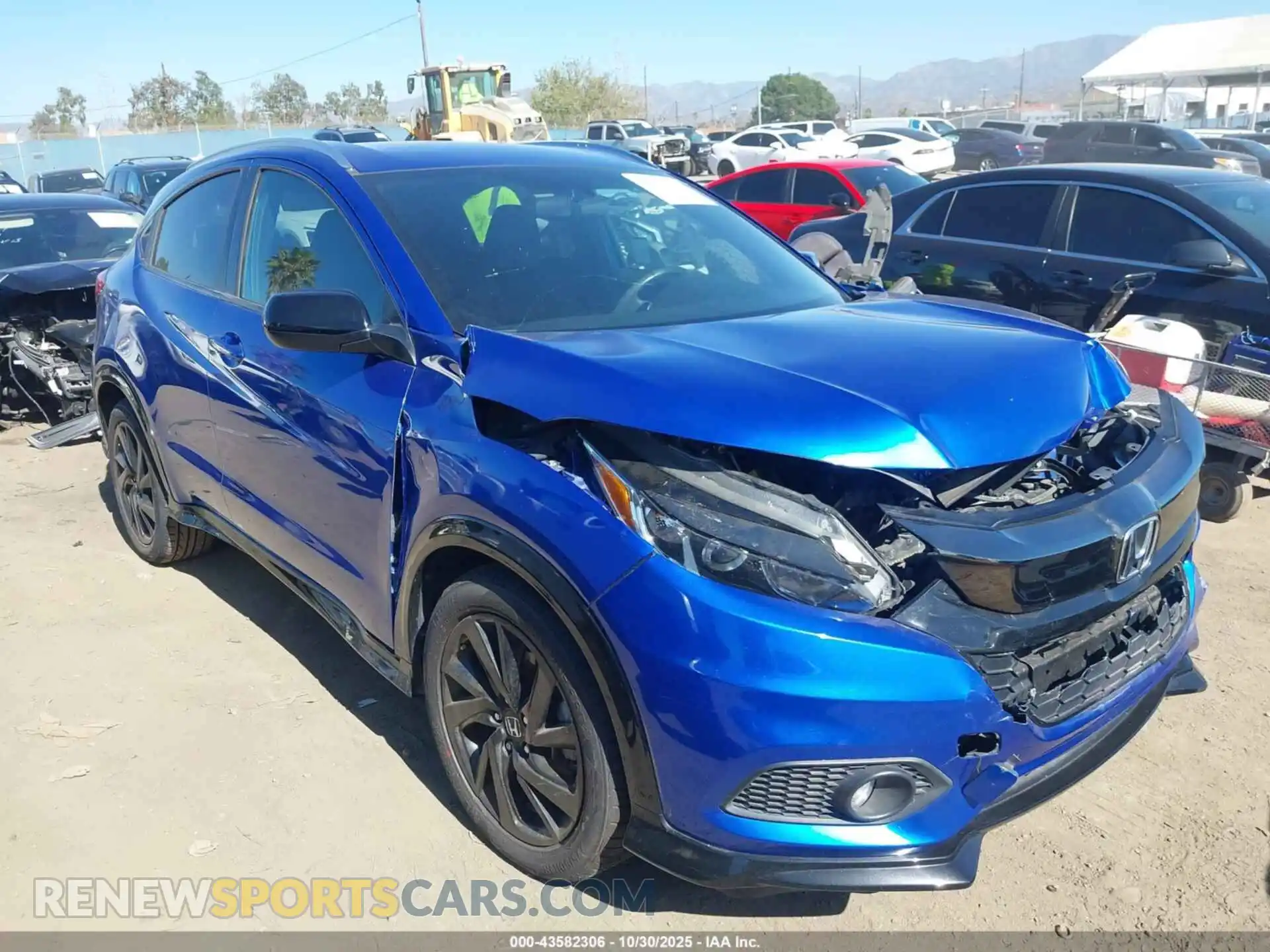 1 Photograph of a damaged car 3CZRU5H10MM701964 HONDA HR-V 2021