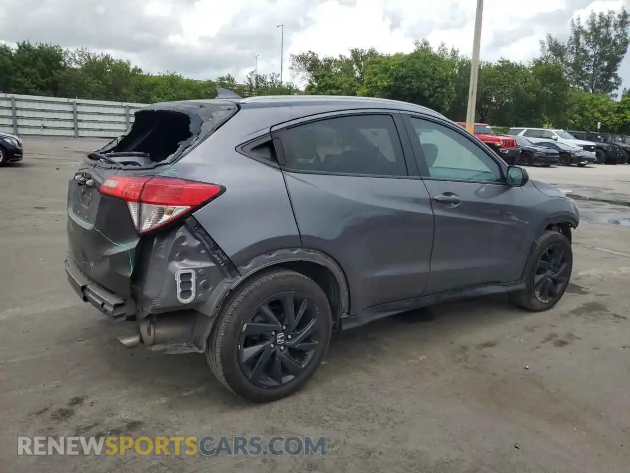 3 Photograph of a damaged car 3CZRU5H12MM731614 HONDA HR-V 2021
