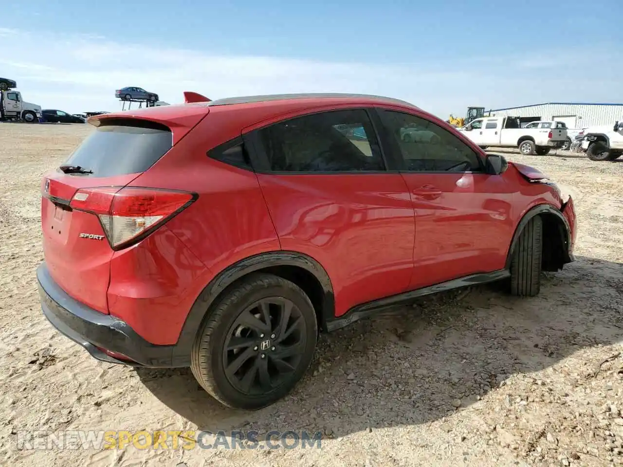 3 Photograph of a damaged car 3CZRU5H17MM700813 HONDA HR-V 2021