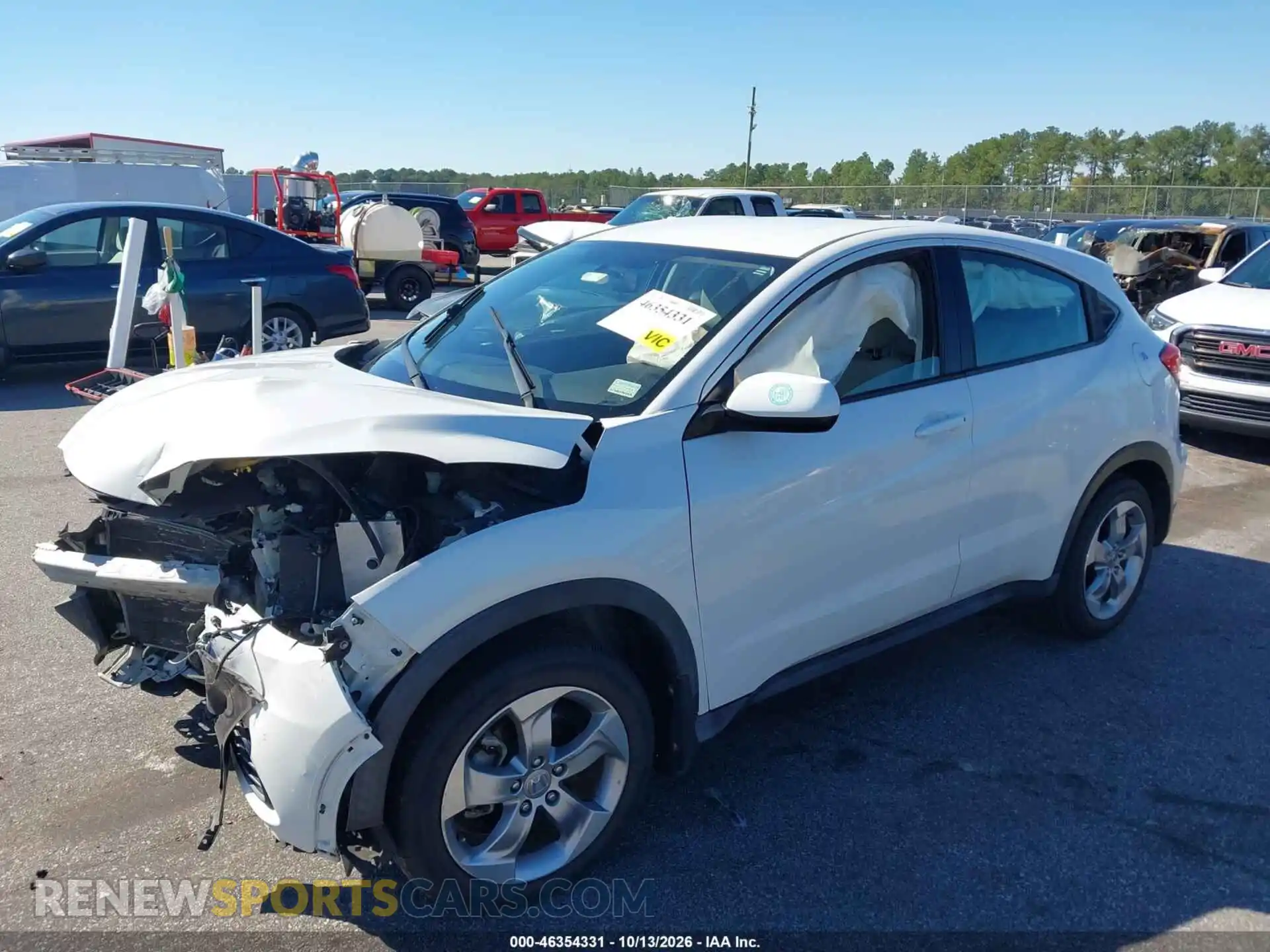 2 fotografías del automóvil dañado 3CZRU5H31MM729435 HONDA HR-V 2021