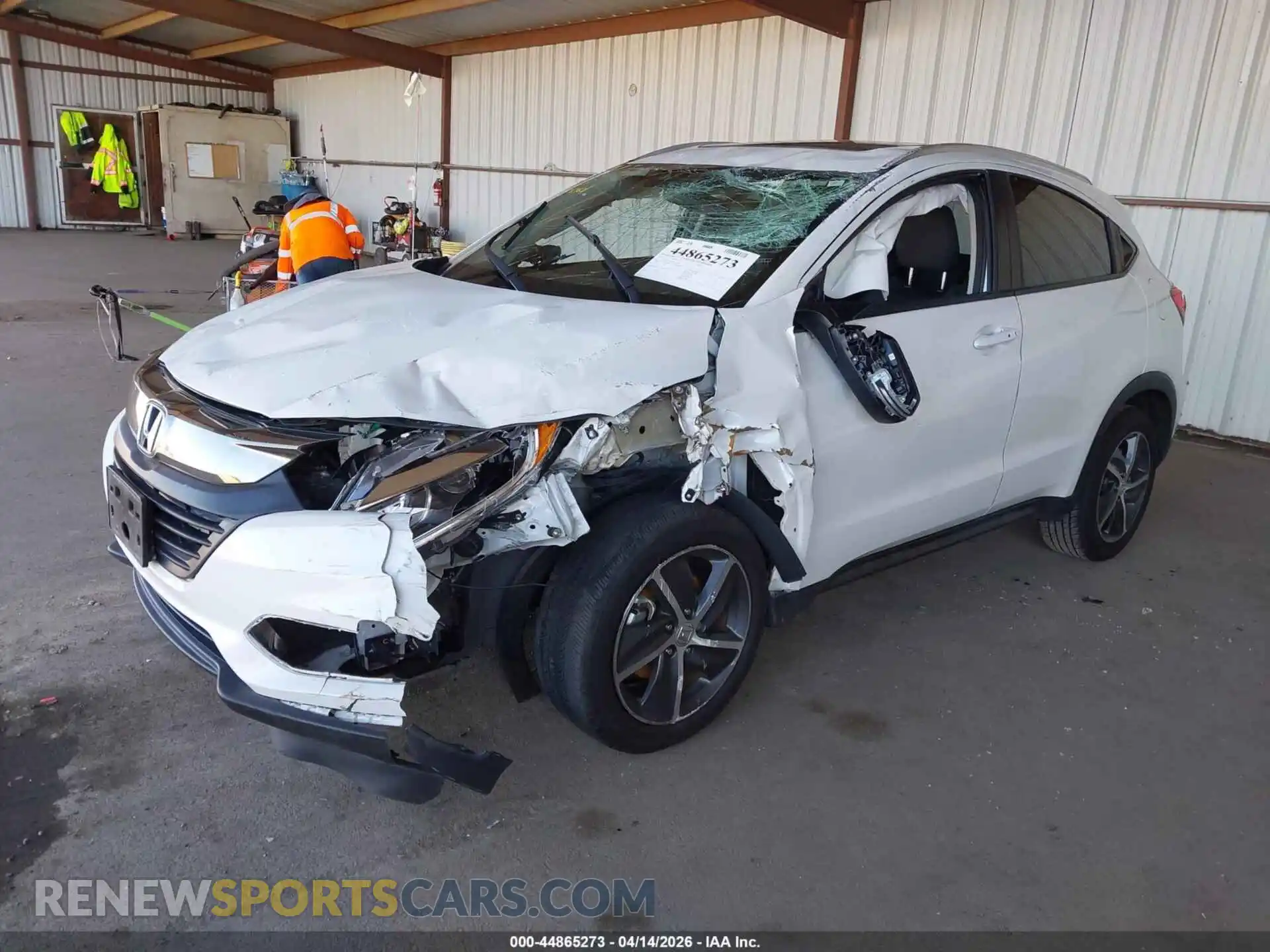 2 Photograph of a damaged car 3CZRU5H5XMM712201 HONDA HR-V 2021