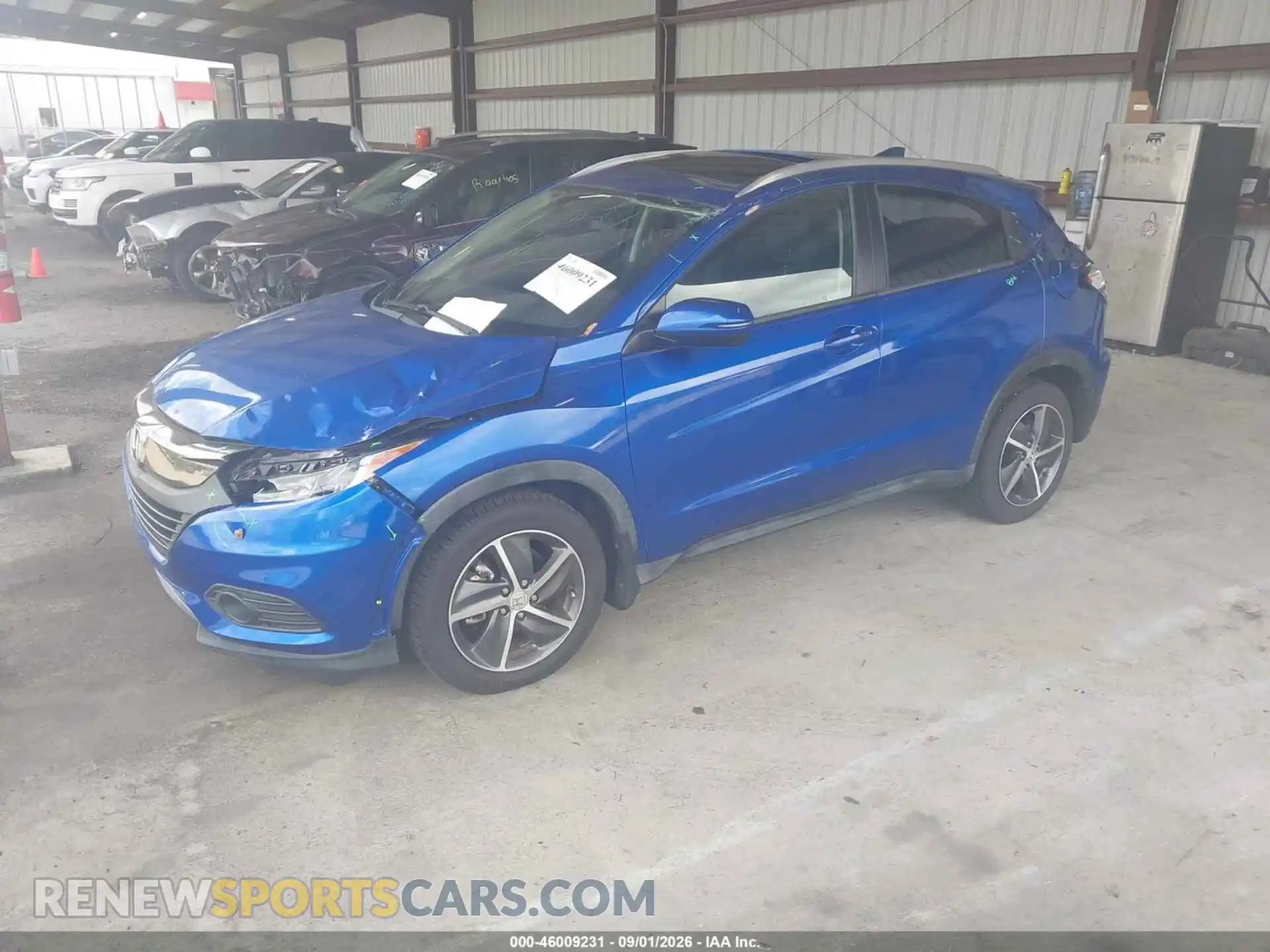 2 Photograph of a damaged car 3CZRU5H5XMM722548 HONDA HR-V 2021