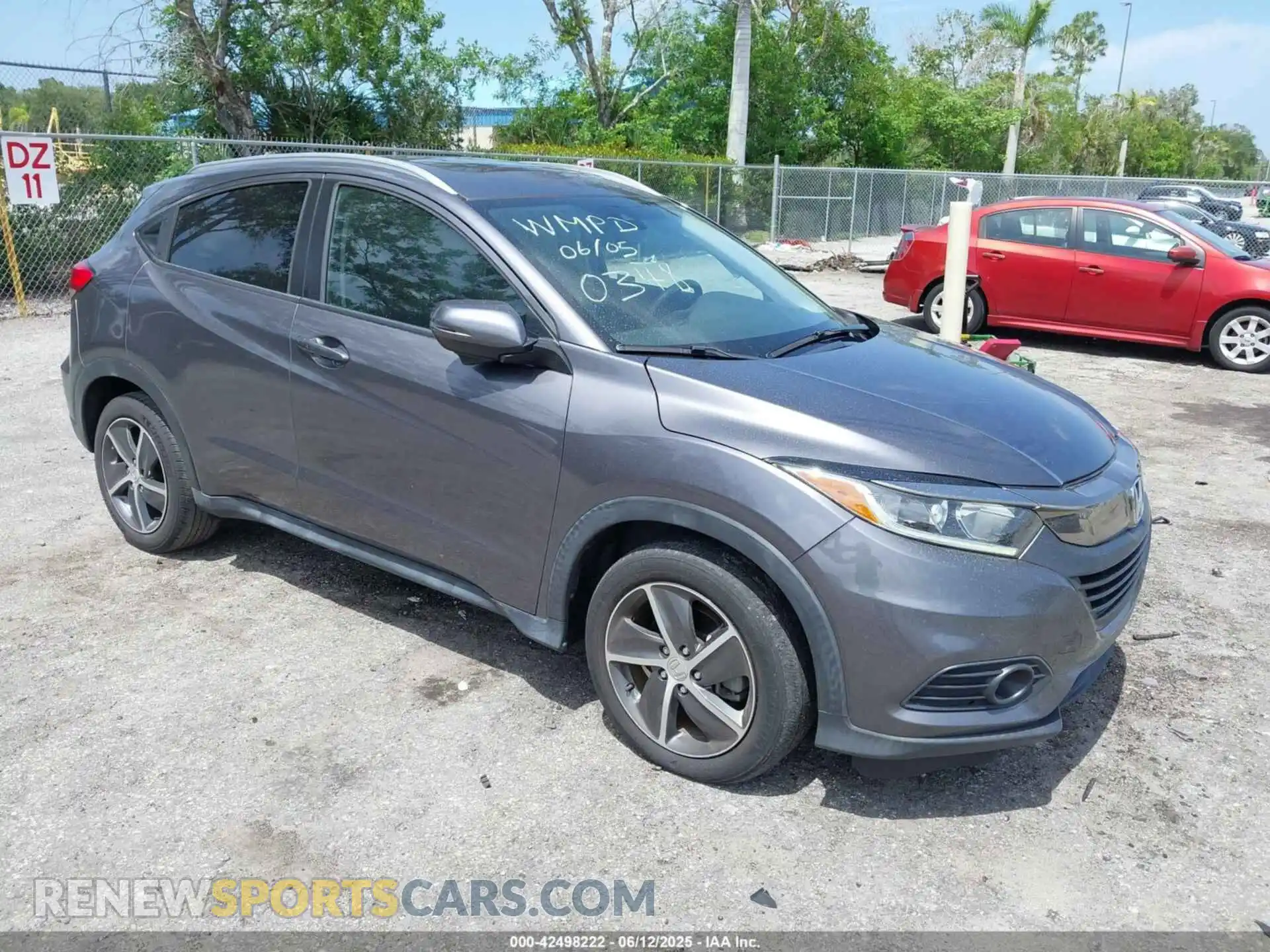 1 Photograph of a damaged car 3CZRU5H71MM720348 HONDA HR-V 2021