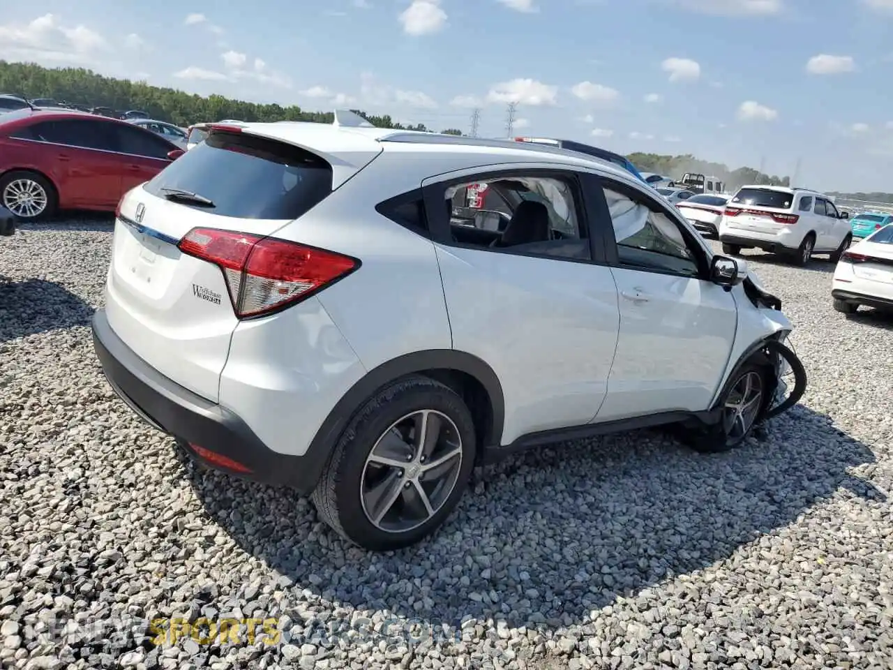 3 Photograph of a damaged car 3CZRU5H77MM720256 HONDA HR-V 2021