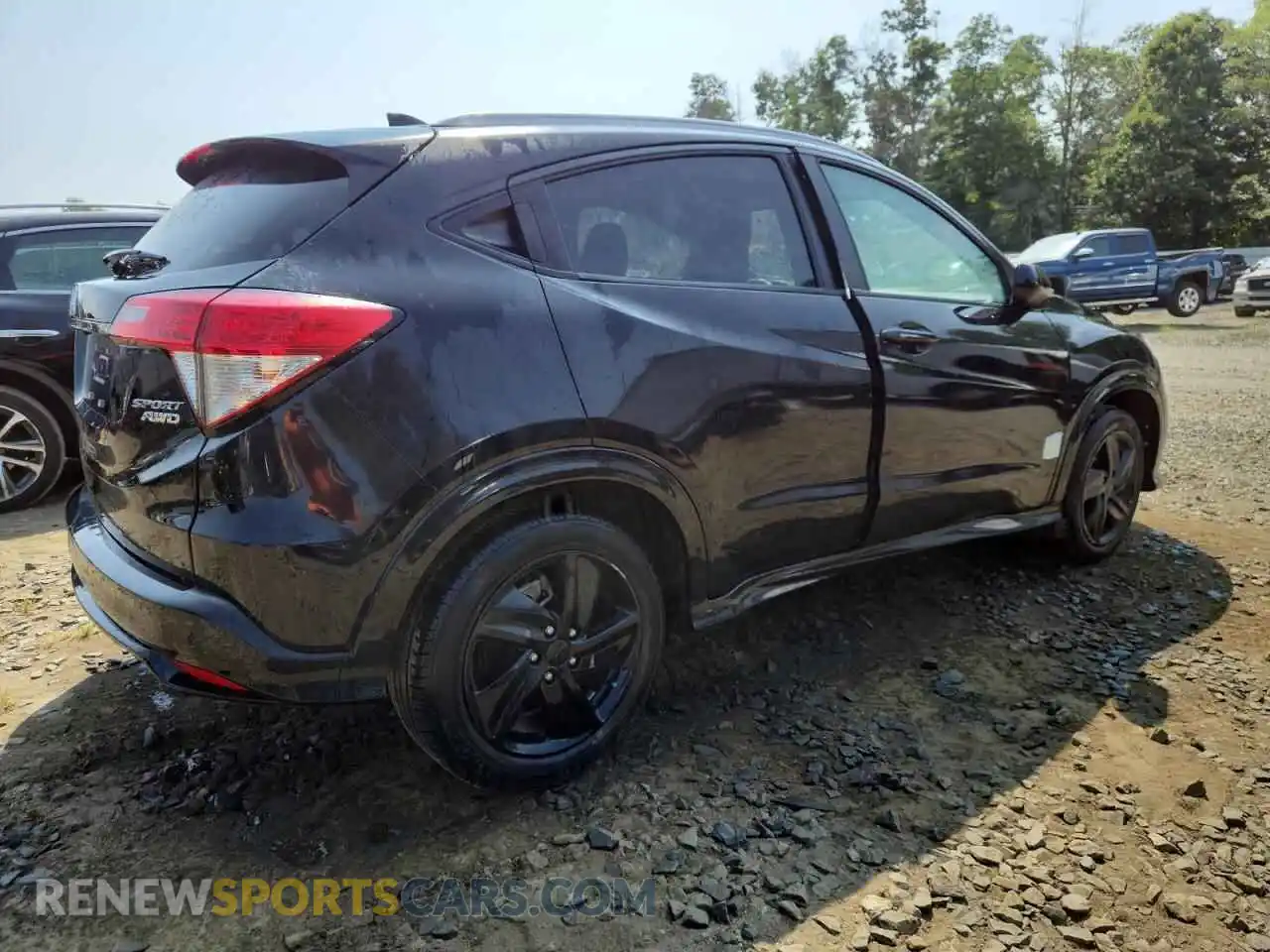 3 Photograph of a damaged car 3CZRU6H10MM715482 HONDA HR-V 2021
